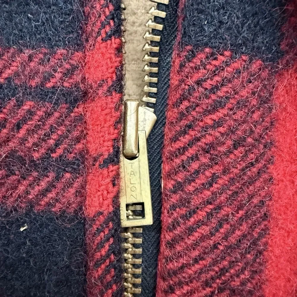 VTG Minnesota Woolen Co Buffalo Plaid Wool Mackinaw‎ Hunting Jacket Pants